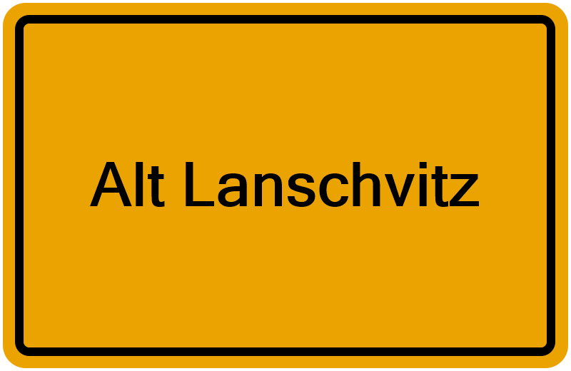 Handelsregisterauszug Alt Lanschvitz